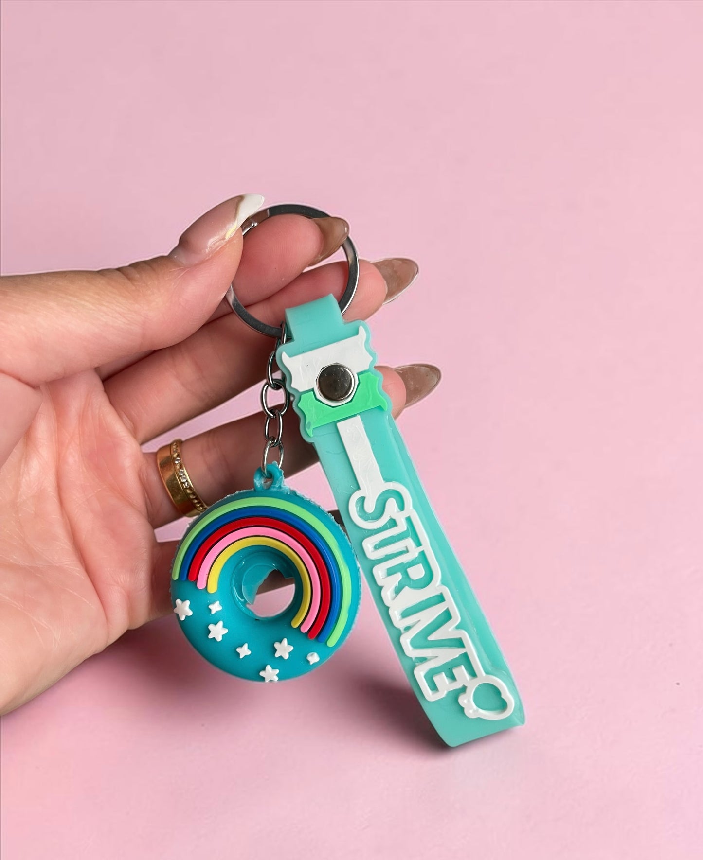 12Pcs Cute Cartoon Keychain Set for Party Favors & Gifts