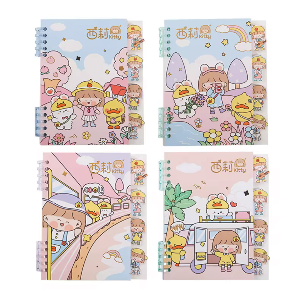 Beifa Brand NJF0009 64 Pages A5 Loose-leaf Book Writing Pads Notebooks for Students