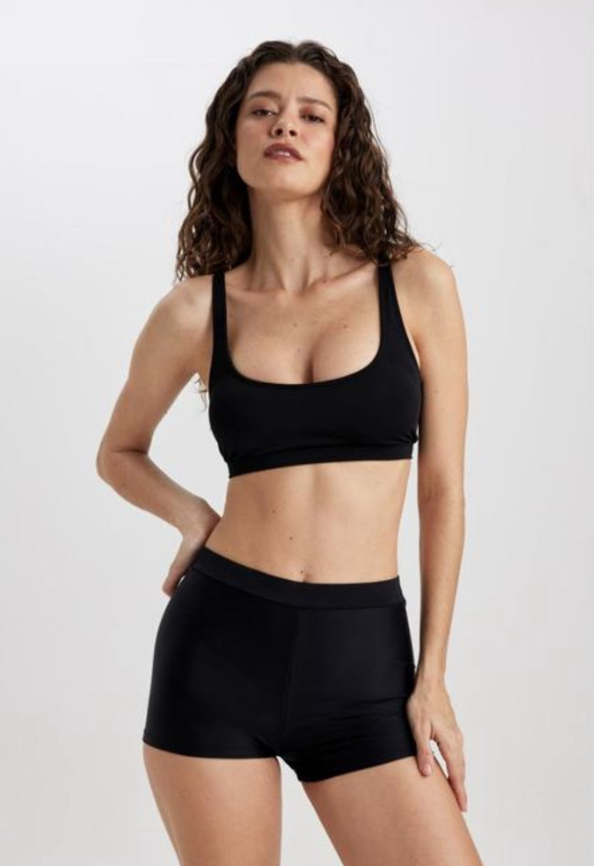 Defacto Regular Fit Bikini Bottom - Black - XXL