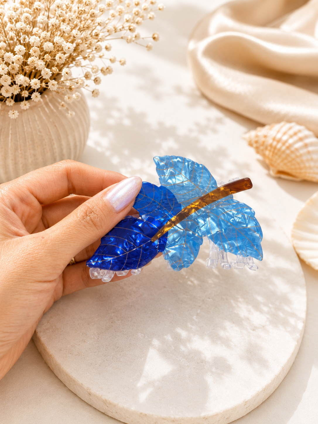 🍂 Autumn Leaf Hair Claw Clip