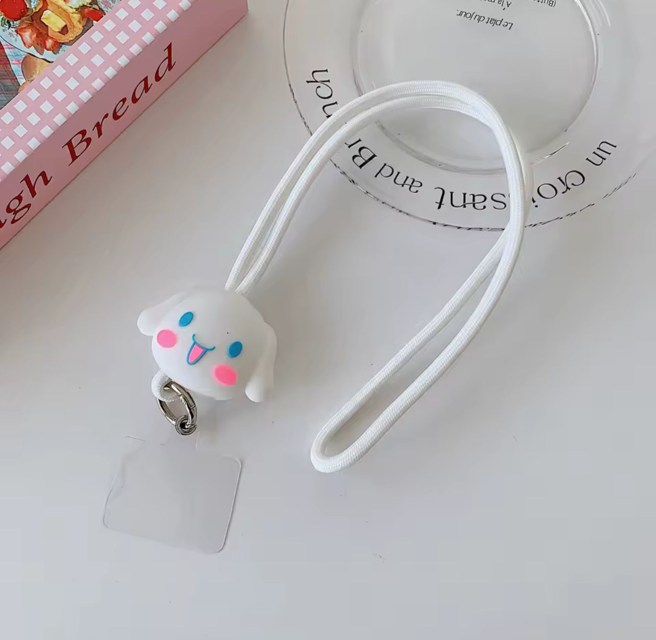 Mobile Phone Lanyard Cartoom Cartoon Pendant Kawaii Anime Figure Phone Case Rope KeyChain