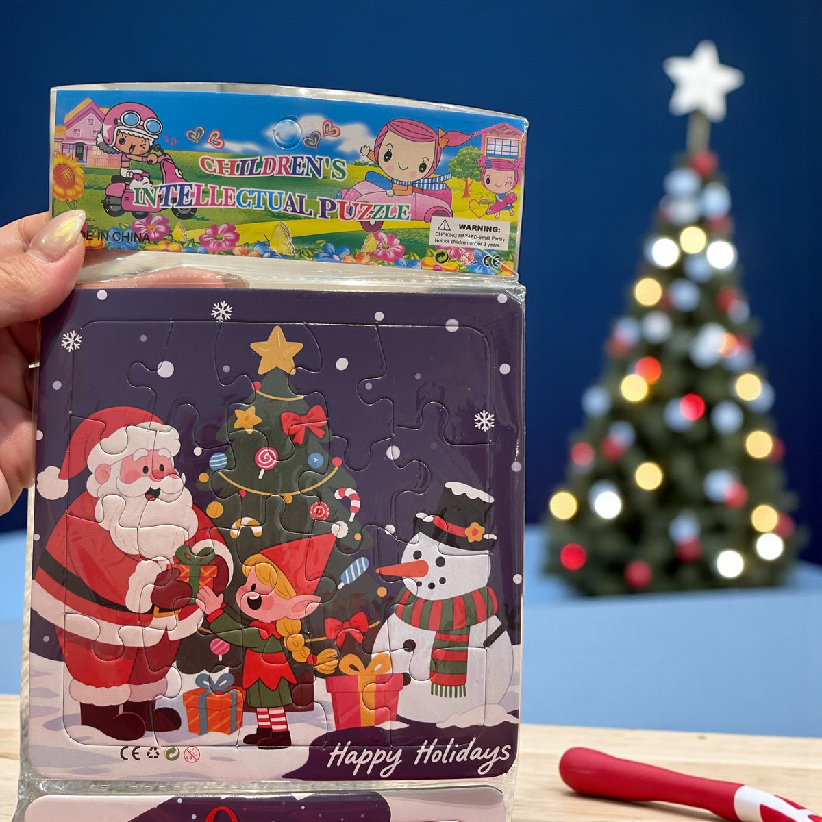 3Pcs Christmas Theme Cartoon Puzzle