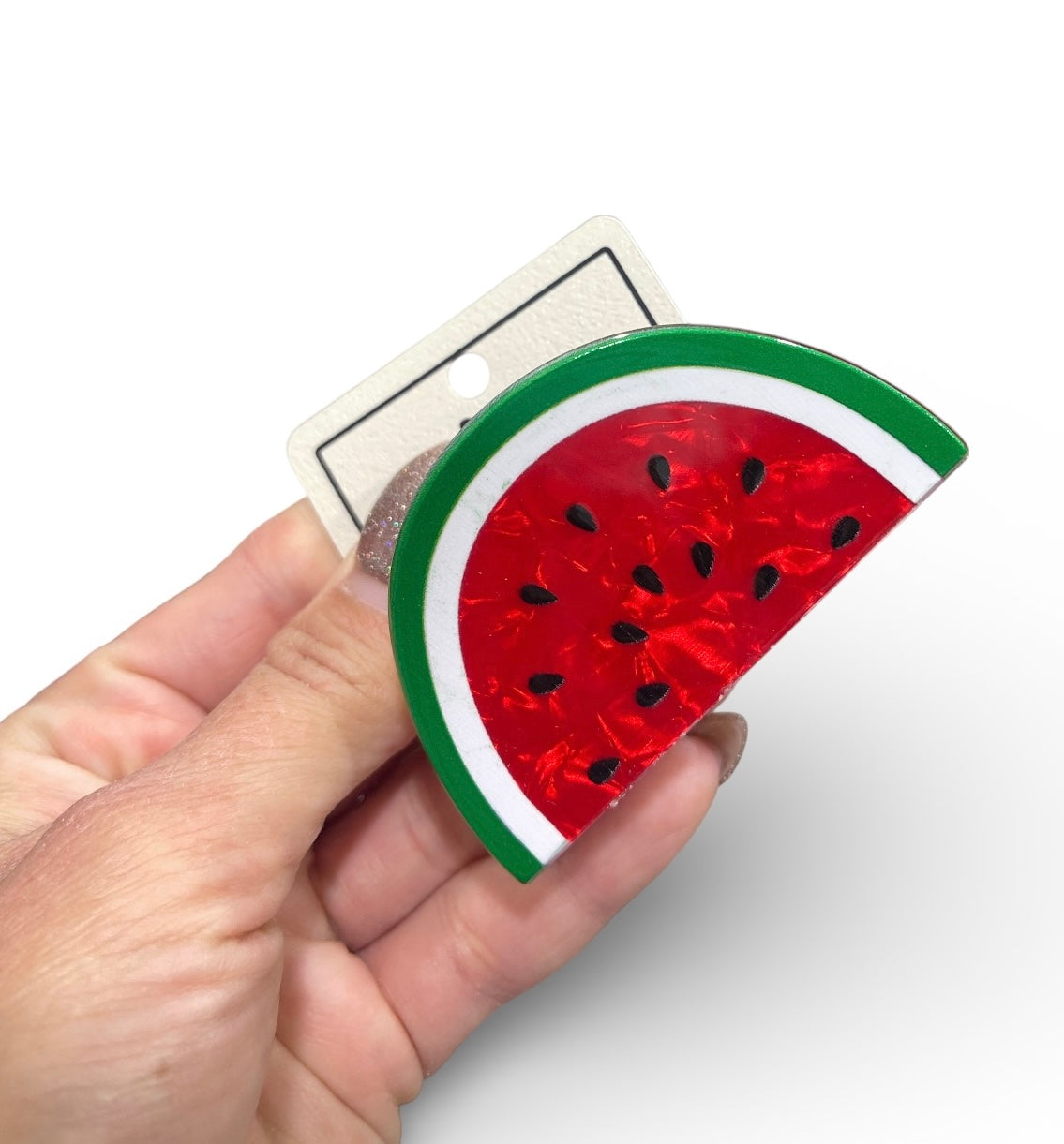 Fruit-Inspired Acrylic Hair Claw Clips - Vibrant Lemon, Strawberry, Watermelon & Pineapple Designs for Women - Sweet & Stylish Hair Accessories for Everyday Use