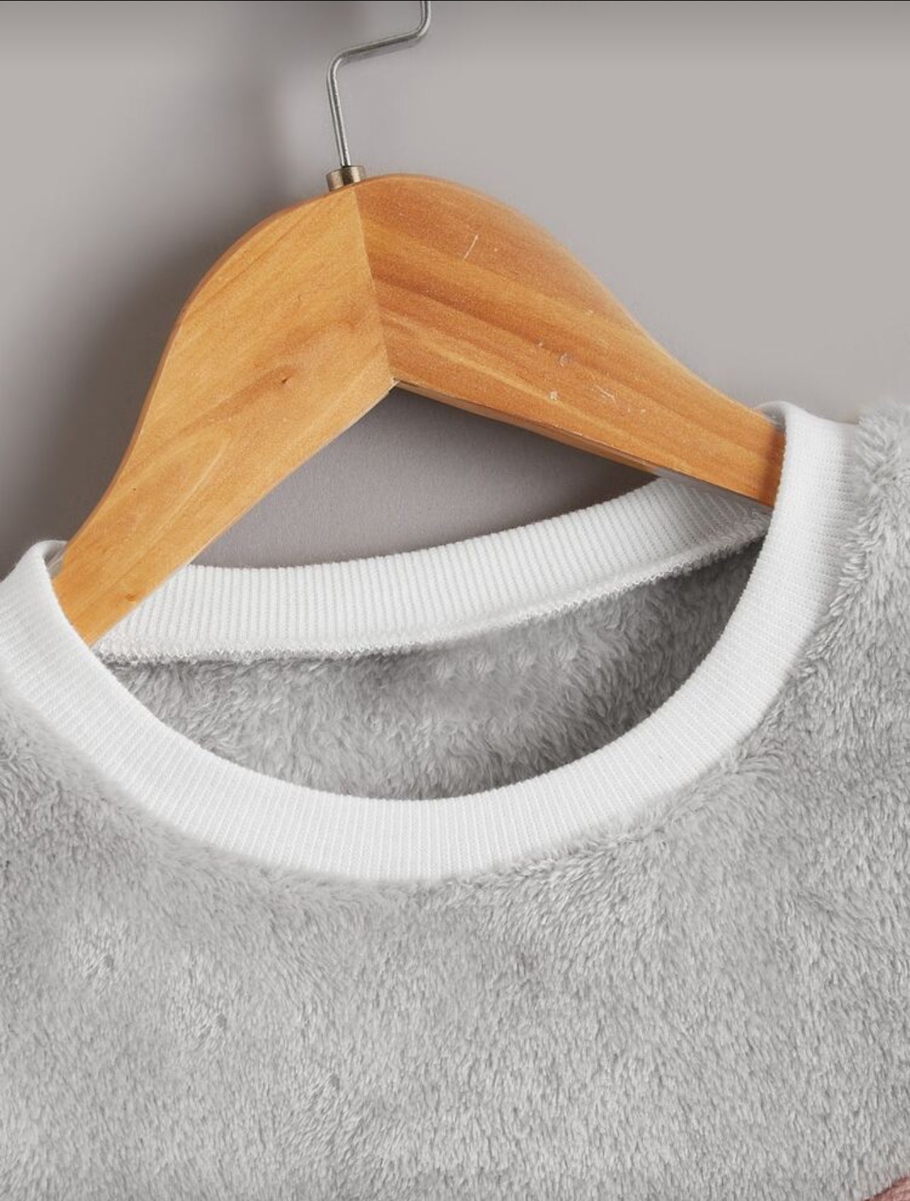 SHEIN Girls Color Block Drop Shoulder Flannel Pullover