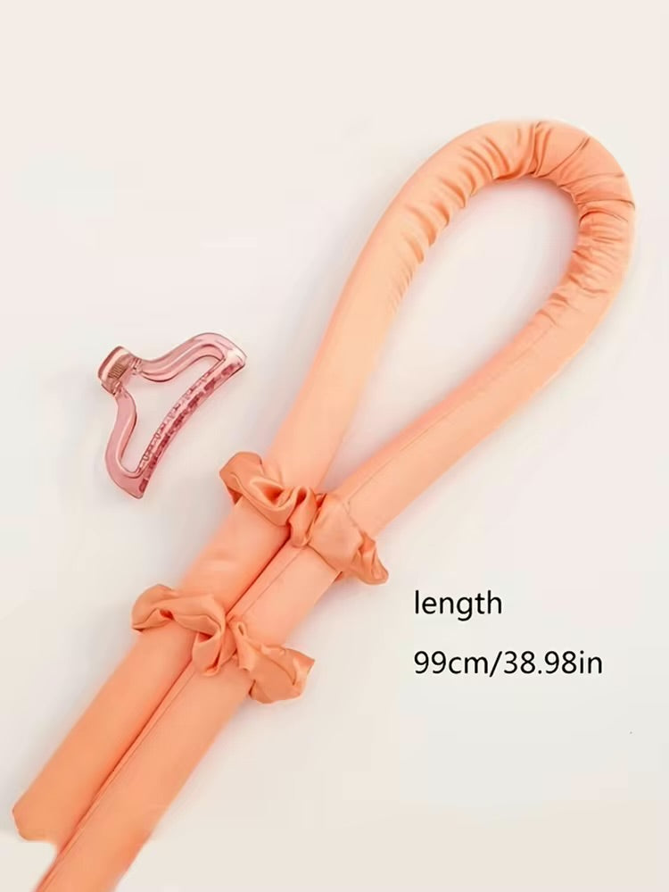 Heatless Curling Rod Set with Hair Clip & Scrunchies