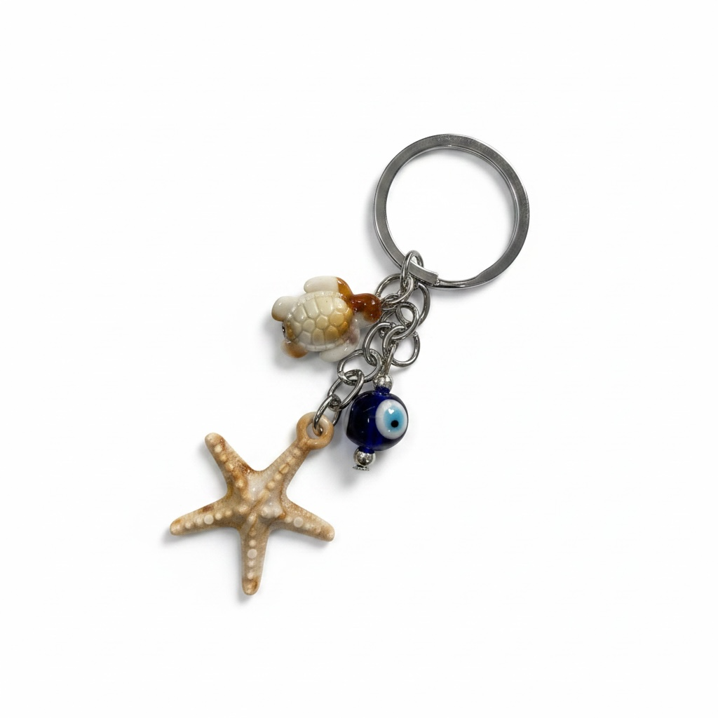 Ocean Charm Keychain Collection