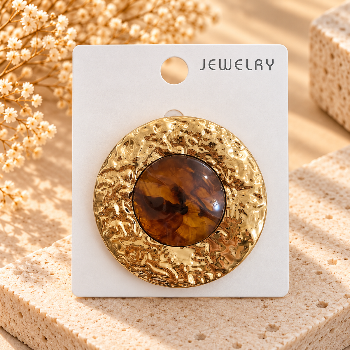 Elegant Statement Brooches & Pins – Gold-Tone Designs with Artistic Details