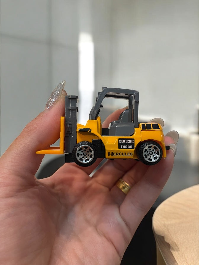 3Pcs Kids Mini Educational Toy Alloy Bulldozer Models Tractor Farmer Vehicle Model Car Toys Engineering Car Model Tractor Toy