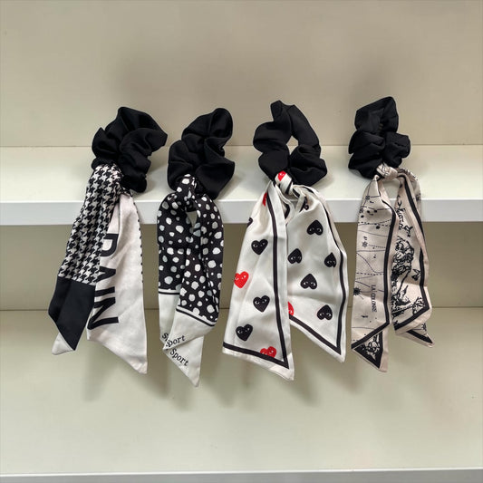 Elegant Scarf Scrunchie Collection