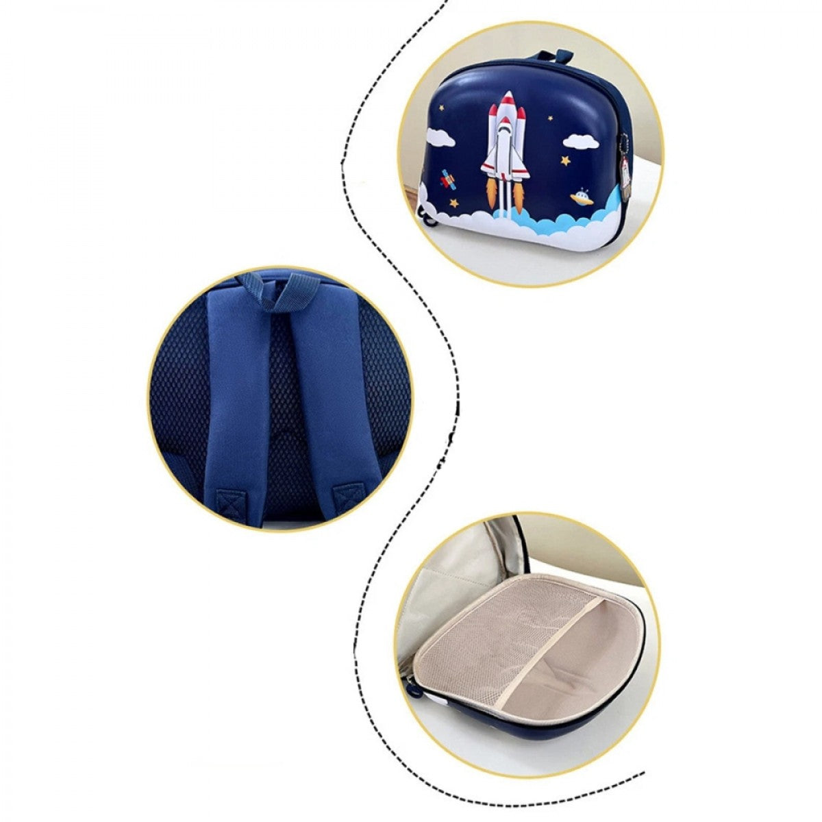Rocket kindergarten backpack, 1 compartment