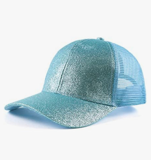 Glittery Girl Baseball Sun Cap Beach Summer Accessories