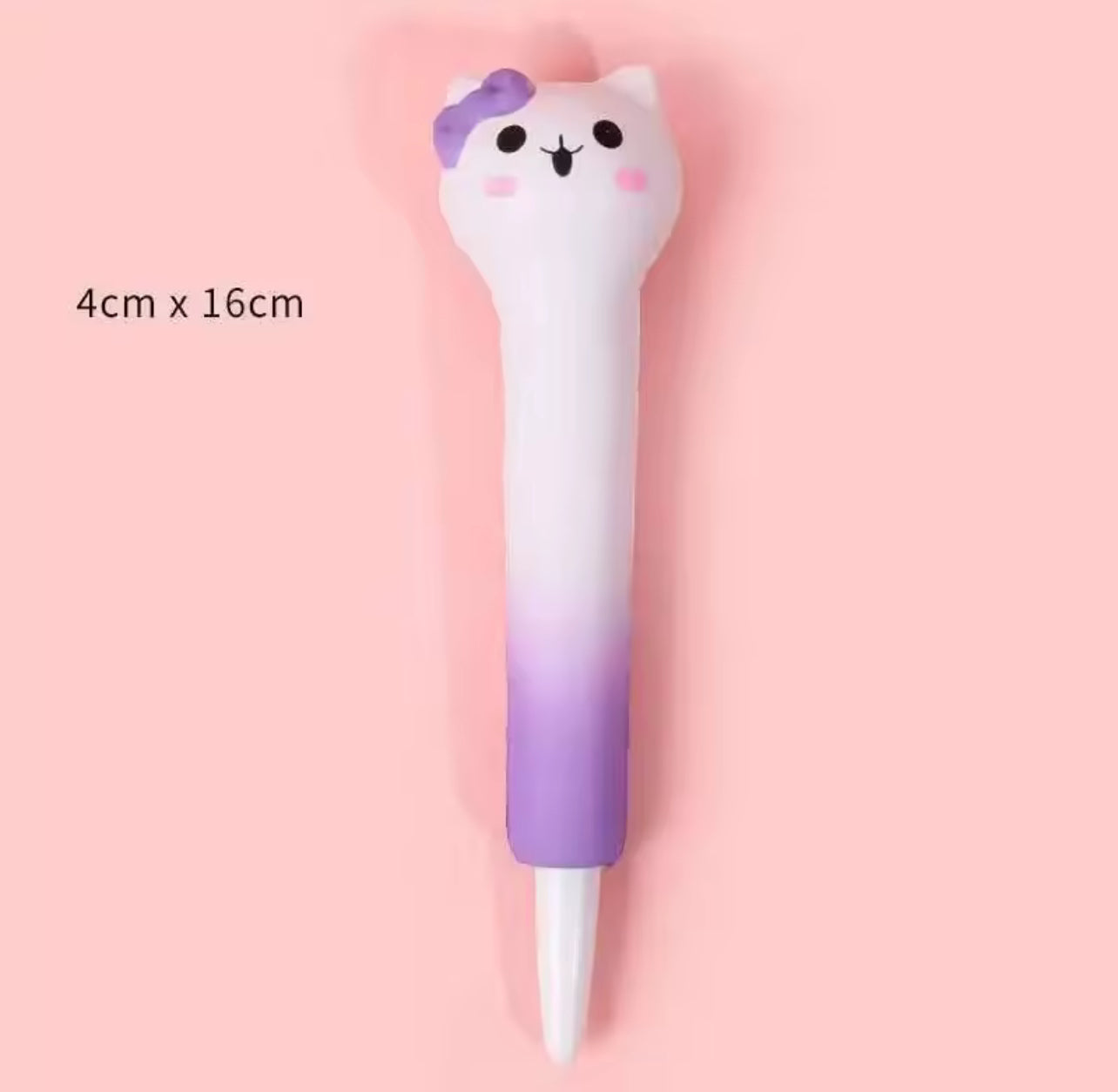 1Pcs Cute Soft Gel Pen Kawaii Decompression Pen Stationery Office School Supply Lovely Cartoon Pen Sponge Slow Rebound Gel Pen