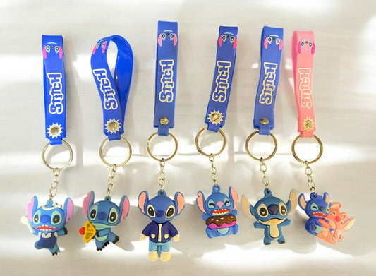 Stitch Rubber Keychain