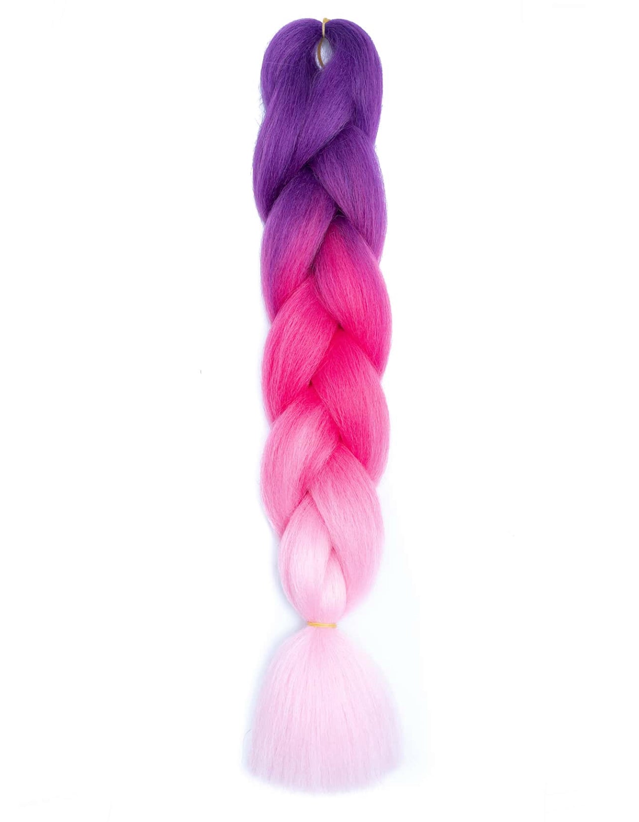 SHEIN Braiding Hair Extensions For Women 100g/Pack 24Inch High Temperature Ombre Jumbo Synthetic Braiding Hair For Twist Crochet Braids