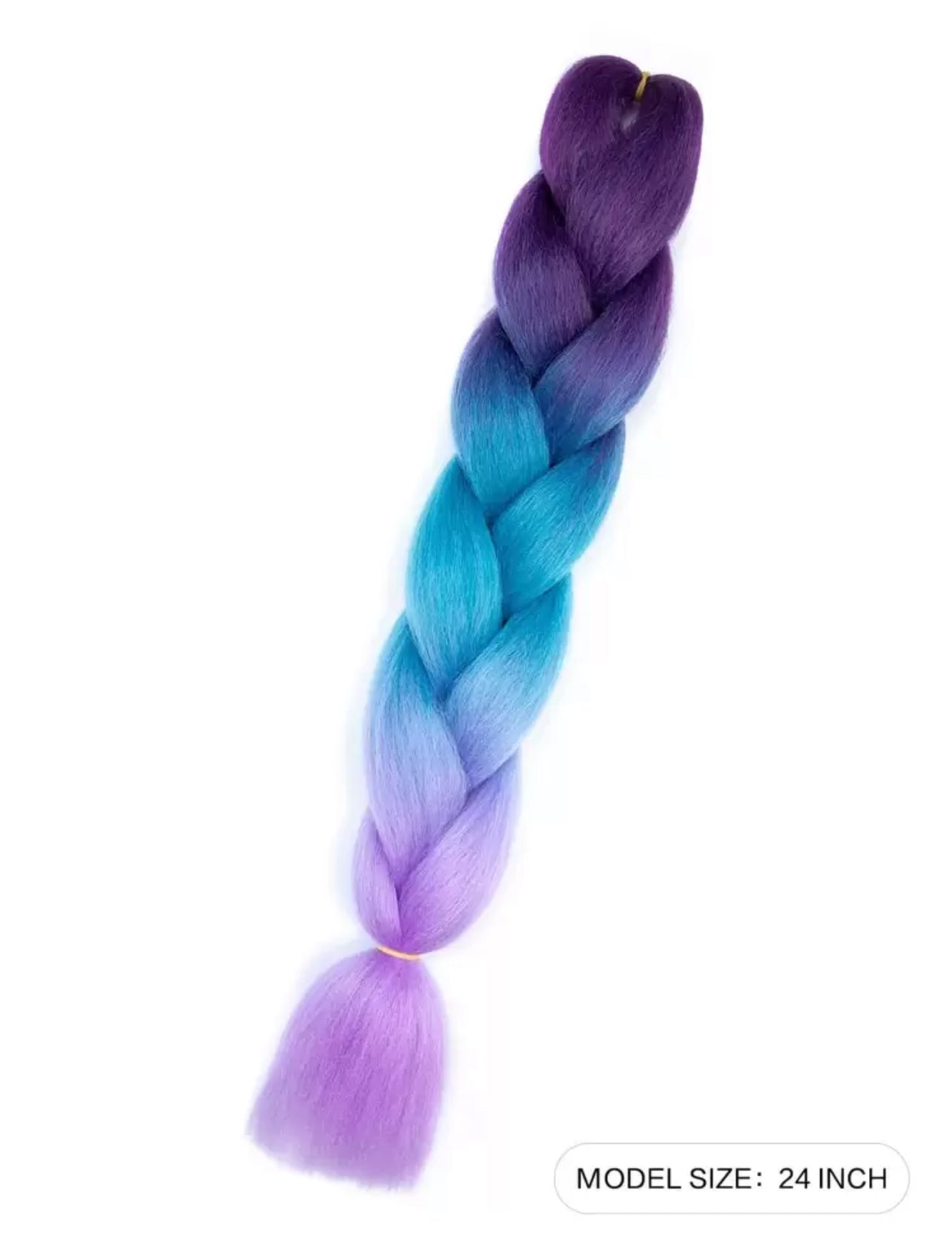 SHEIN Braiding Hair Extensions For Women 100g/Pack 24Inch High Temperature Ombre Jumbo Synthetic Braiding Hair For Twist Crochet Braids