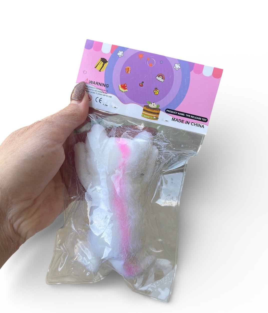 Stress Relief Cat Squeeze Toy Realistic TPR Fidget Toy for Anxiety Soft Sensory Toy for Kids Teens Adults Mochi Squishy