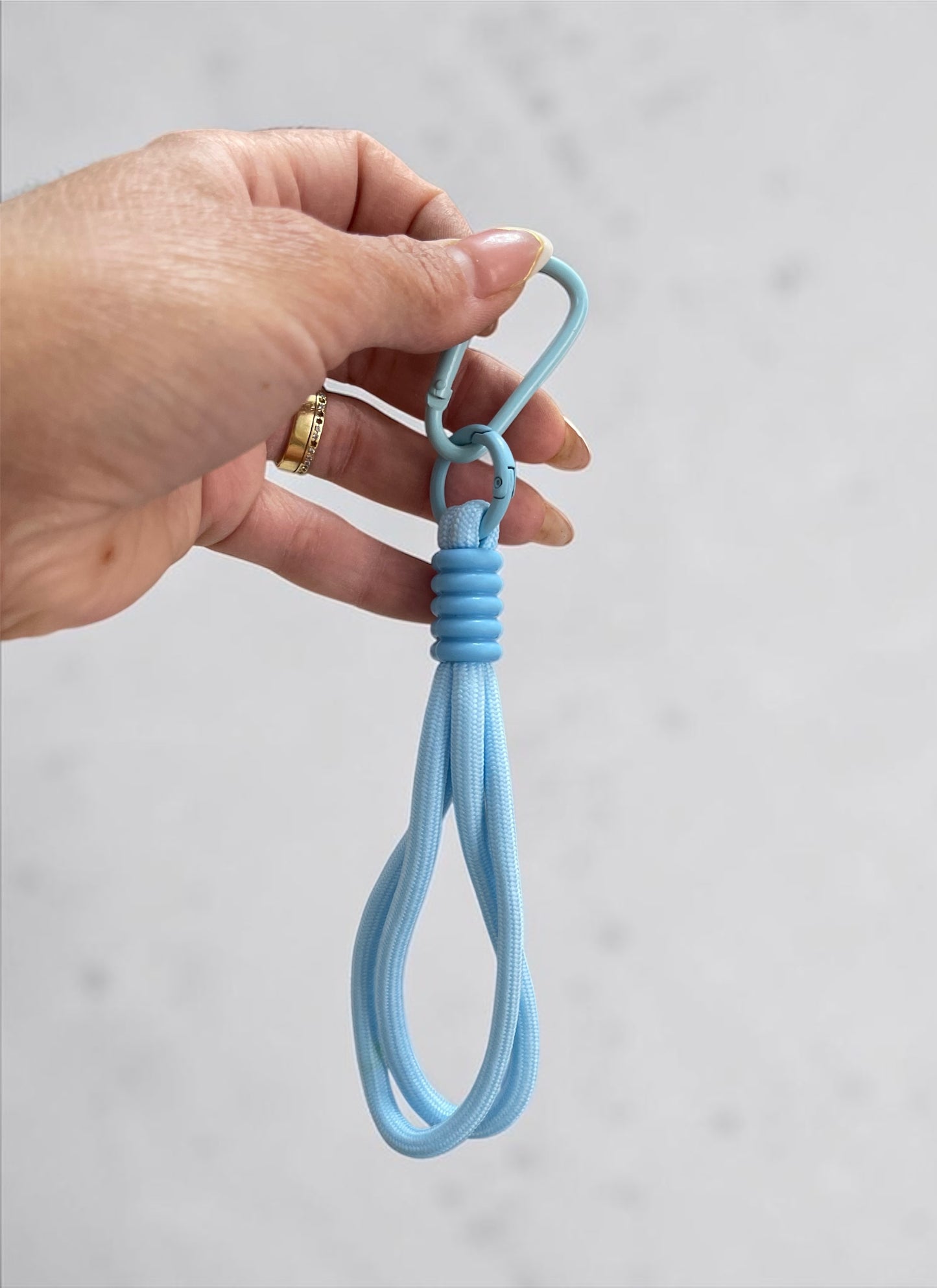 Creative Double Rope Braided Lanyard Keychain Phone Strap Key Ring Anti-Lost String DIY Hanging Pendant Ornament Accessories
