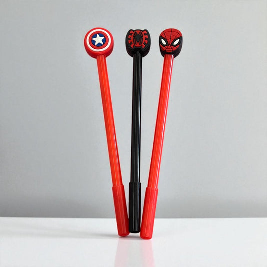 Super Heroes Gel Pens Cute Students Examination Signature Pen Stationery School Supplies