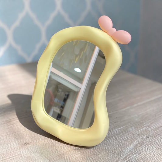 1pc Foldable Asymmetrical Cloud Shaped Makeup Mirror