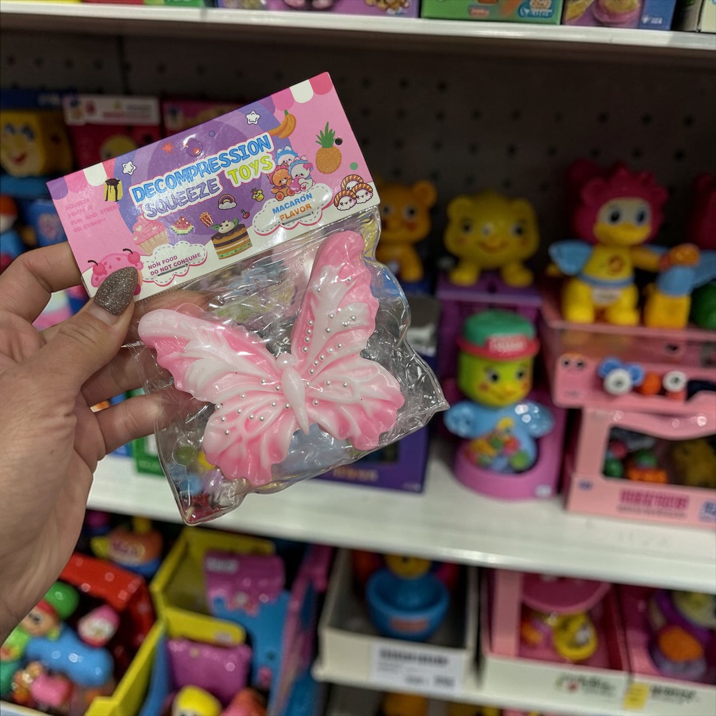 Soft Butterfly Squeeze Toy – Cute Stress Relief & Decompression Sensory Toy