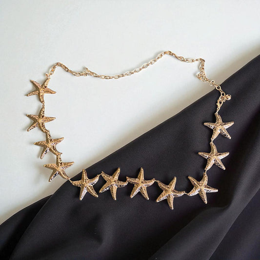 Ethnic style Starfish waist chain accessories Bohemian versatile belt women's dress high-end dress with waistband