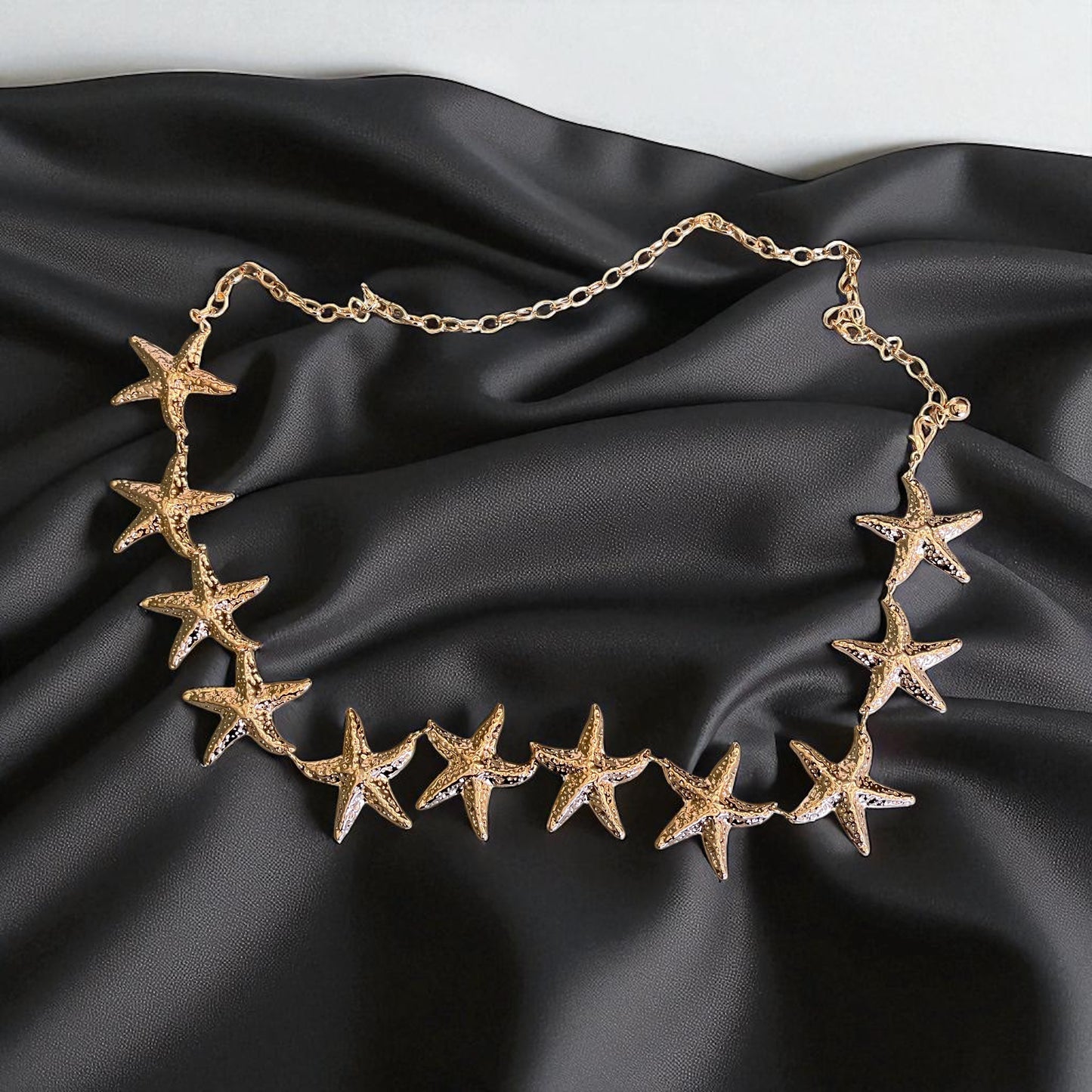 Ethnic style Starfish waist chain accessories Bohemian versatile belt women's dress high-end dress with waistband