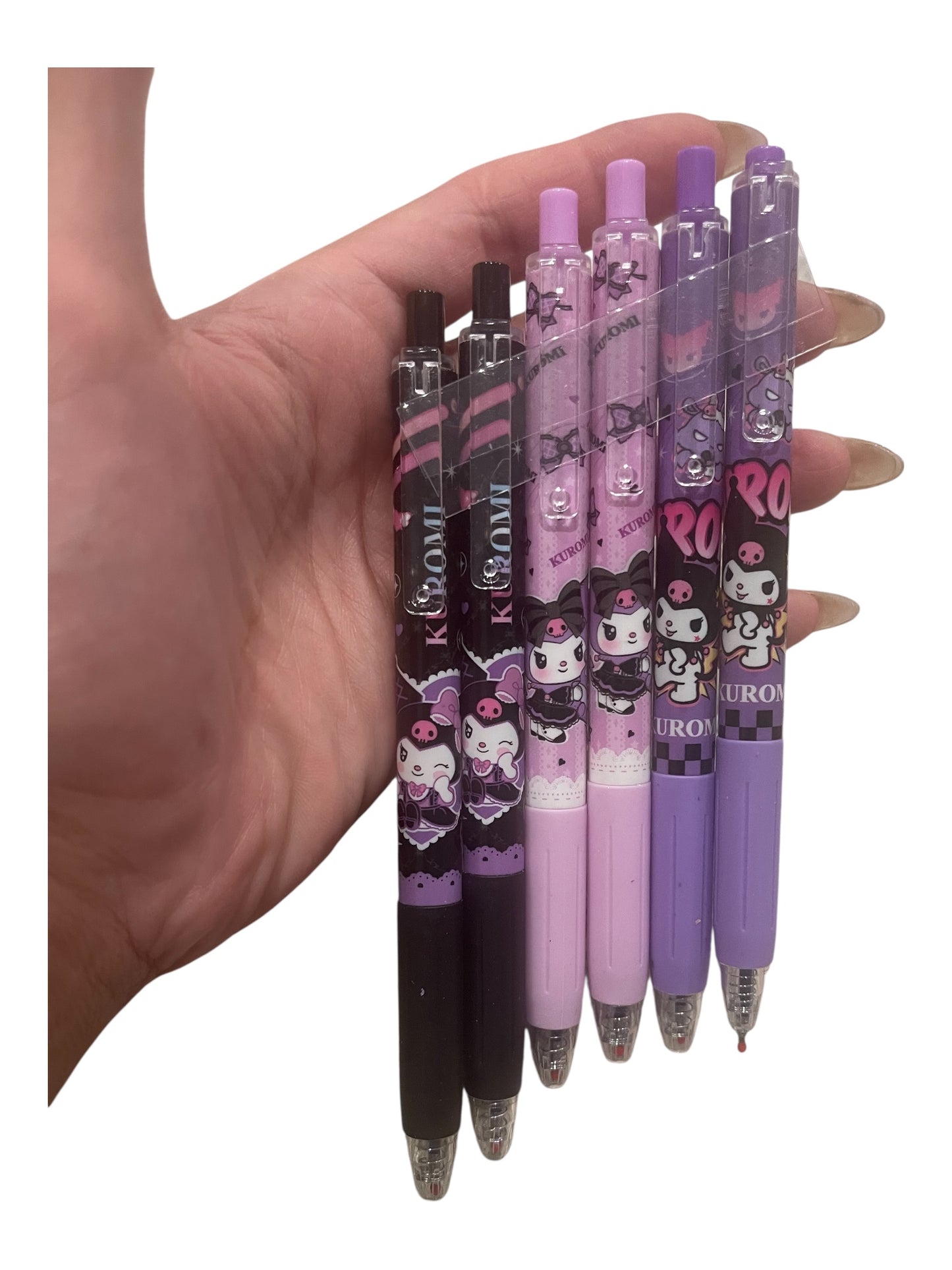 Random 1pc Kuromi Press Gel Pen High-looking Sanrio Cartoon Student