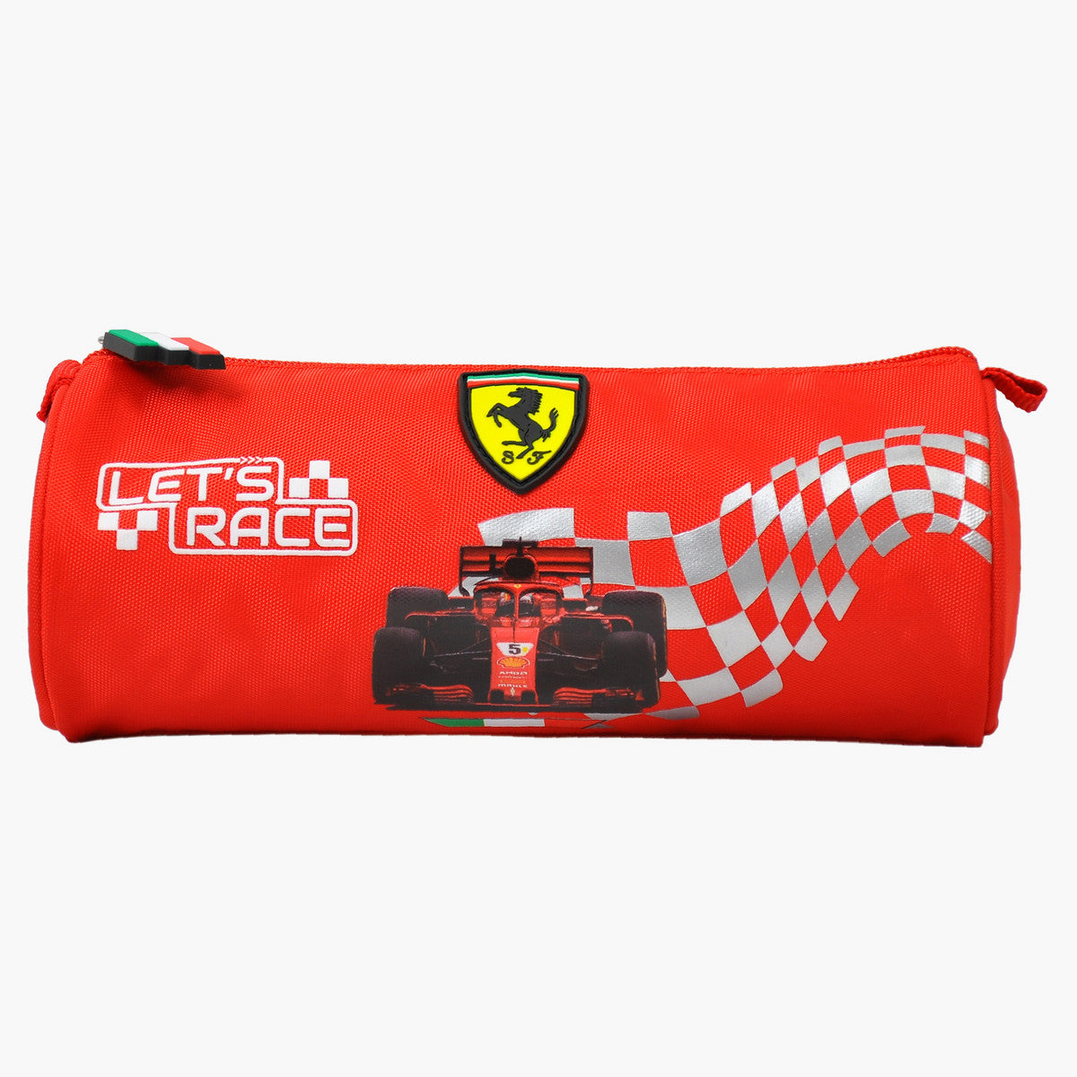 Ferrari Printed Pencil Case with Zip Closure