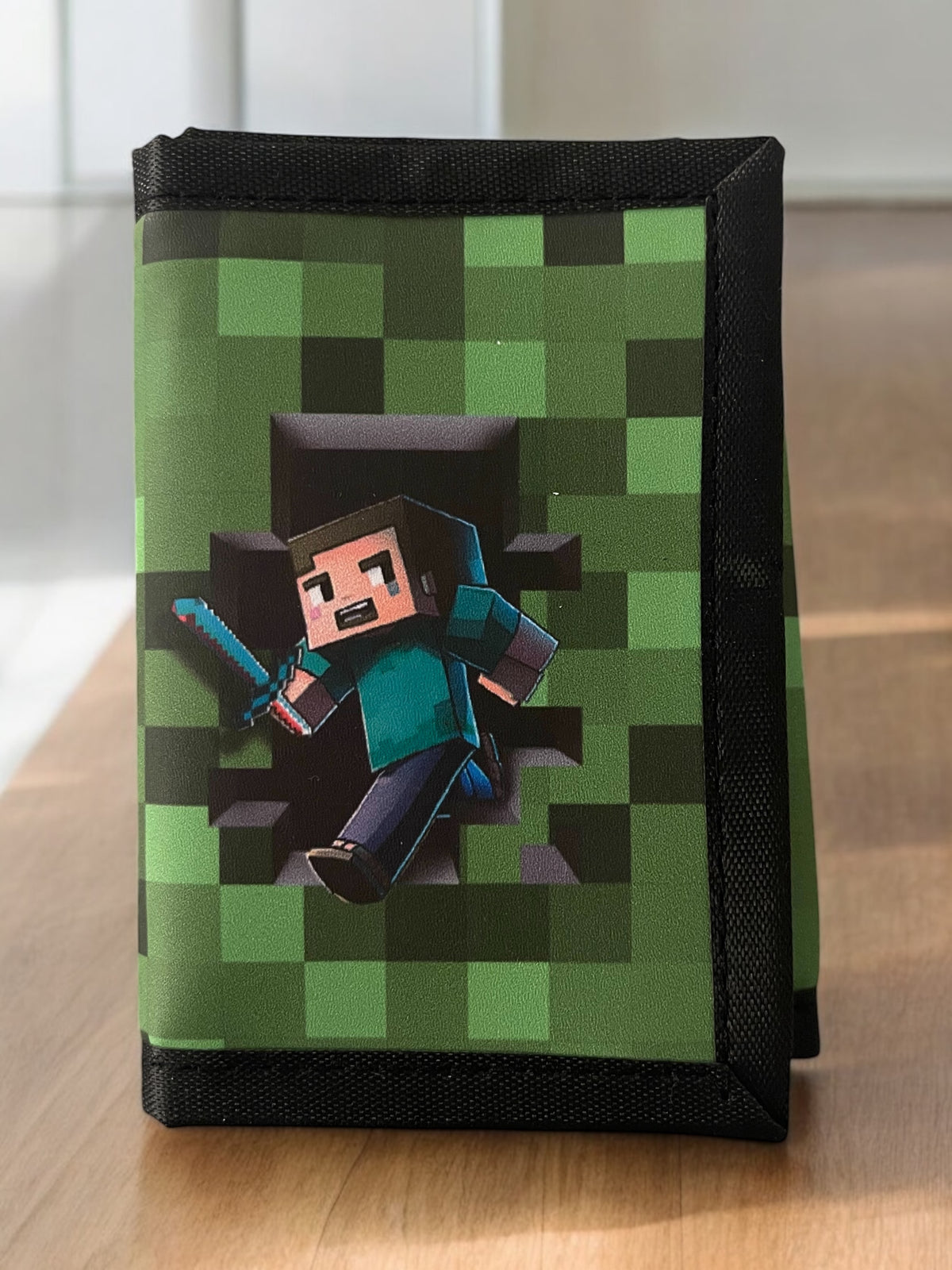 Kids’ Gaming & Sports Wallet – Fun Printed Tri-Fold Wallet