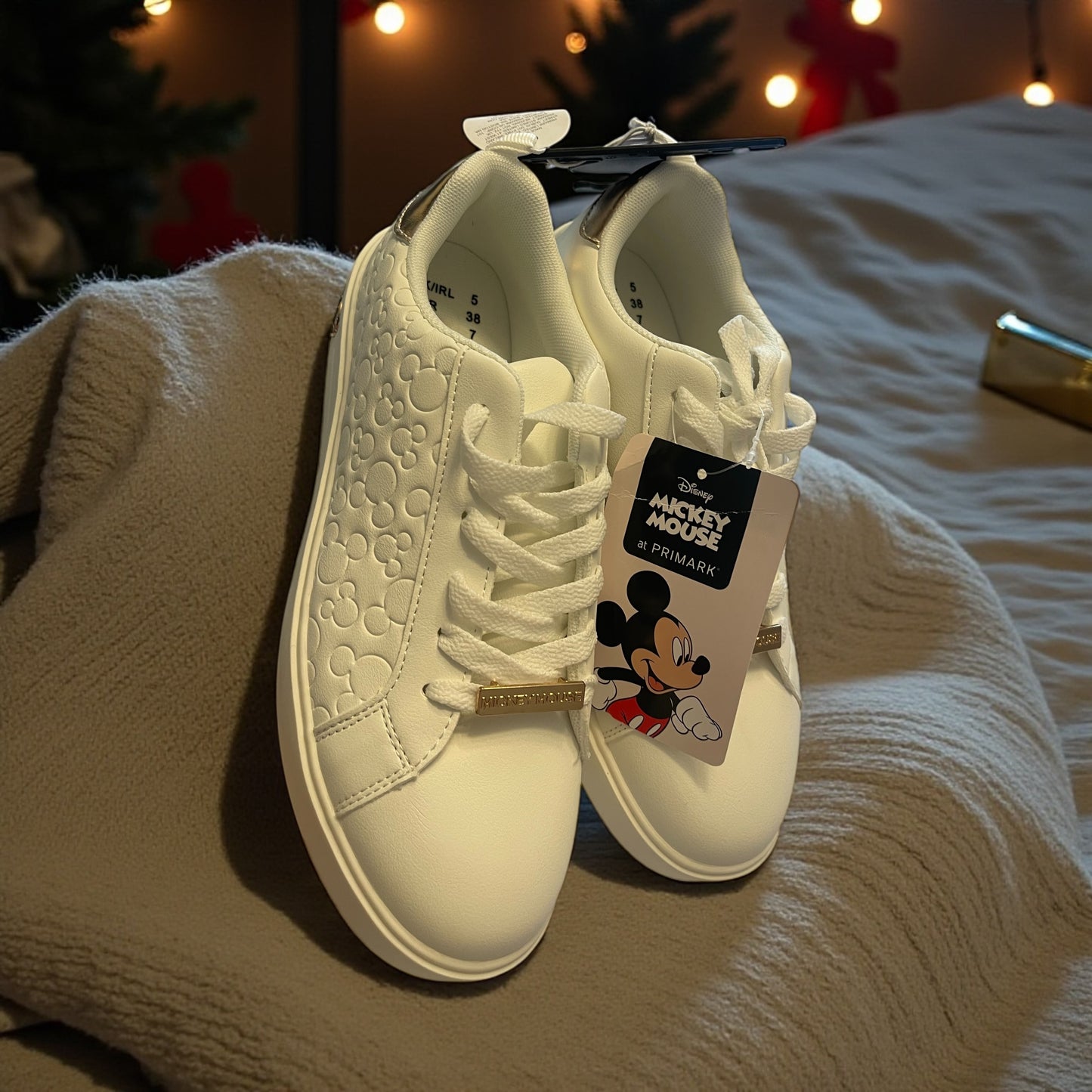 Primark Disney’s Mickey Mouse Metallic Trainers - 38