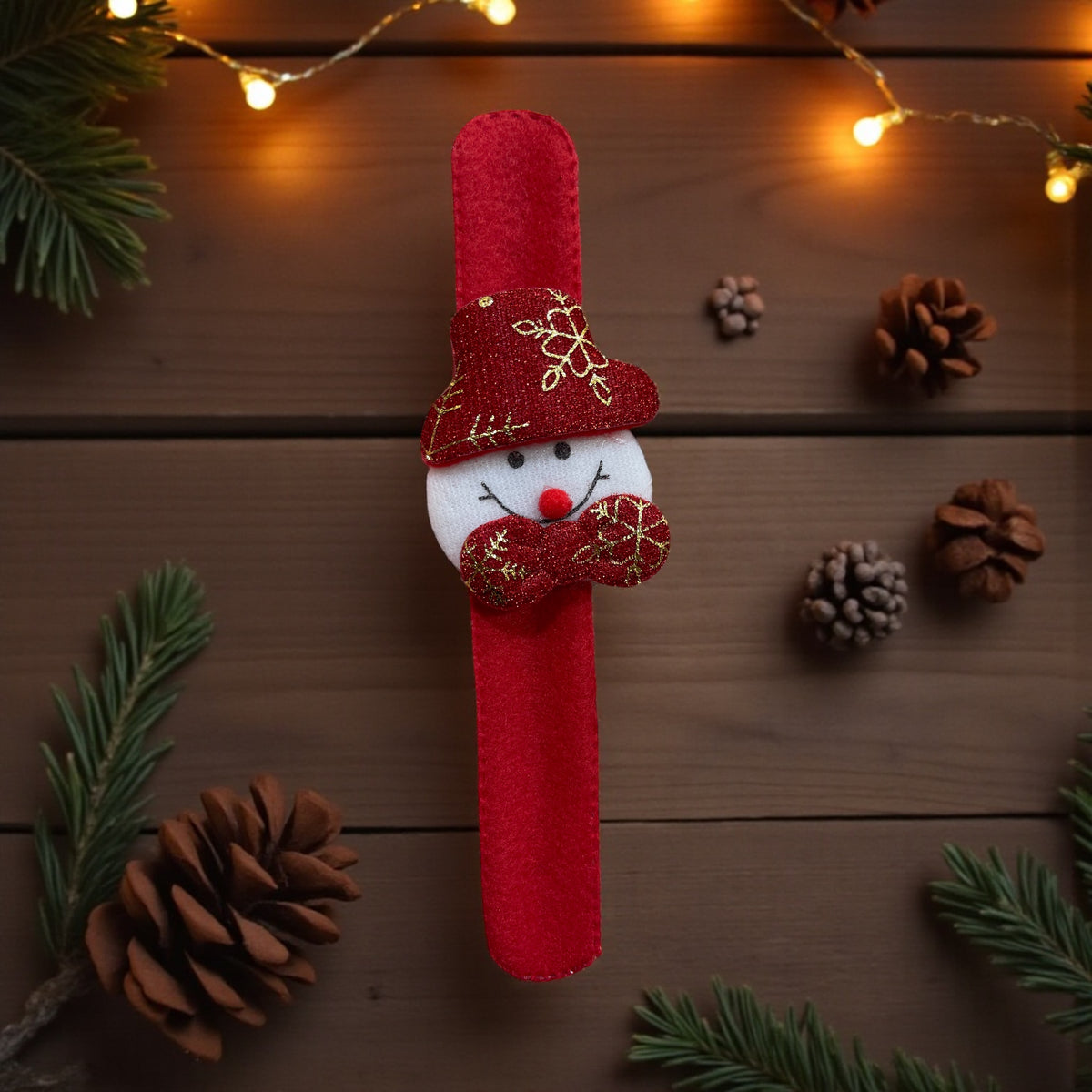 1Pc Christmas Clap Bracelets - Holiday Party Gifts