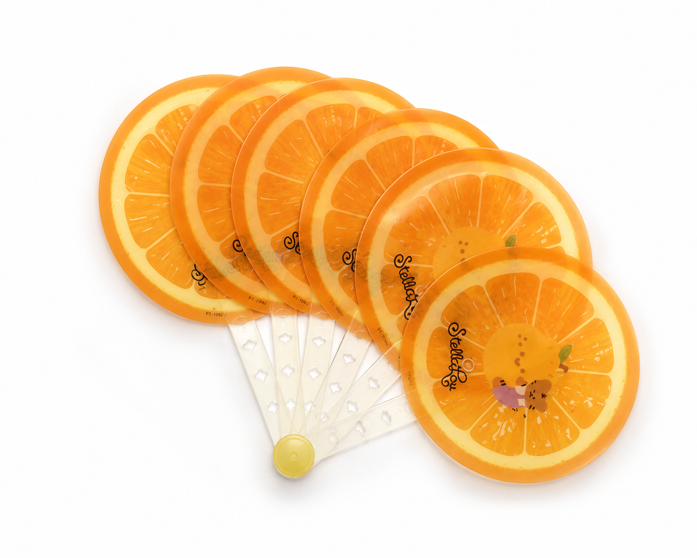 Cute Fruit & Bear Folding Hand Fan for Kids – Random Design