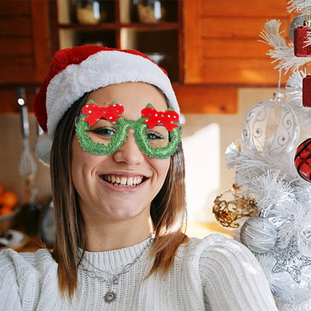Christmas Ornaments Glasses, Accessories for Kids and Adults, Christmas Tree Antlers Glasses Frames