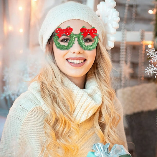 Christmas Ornaments Glasses, Accessories for Kids and Adults, Christmas Tree Antlers Glasses Frames