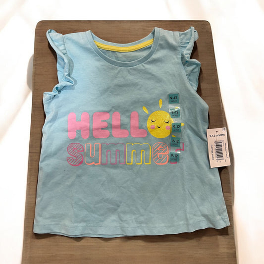 Matalan Baby Girl Cotton Summer T-Shirt - 9Months