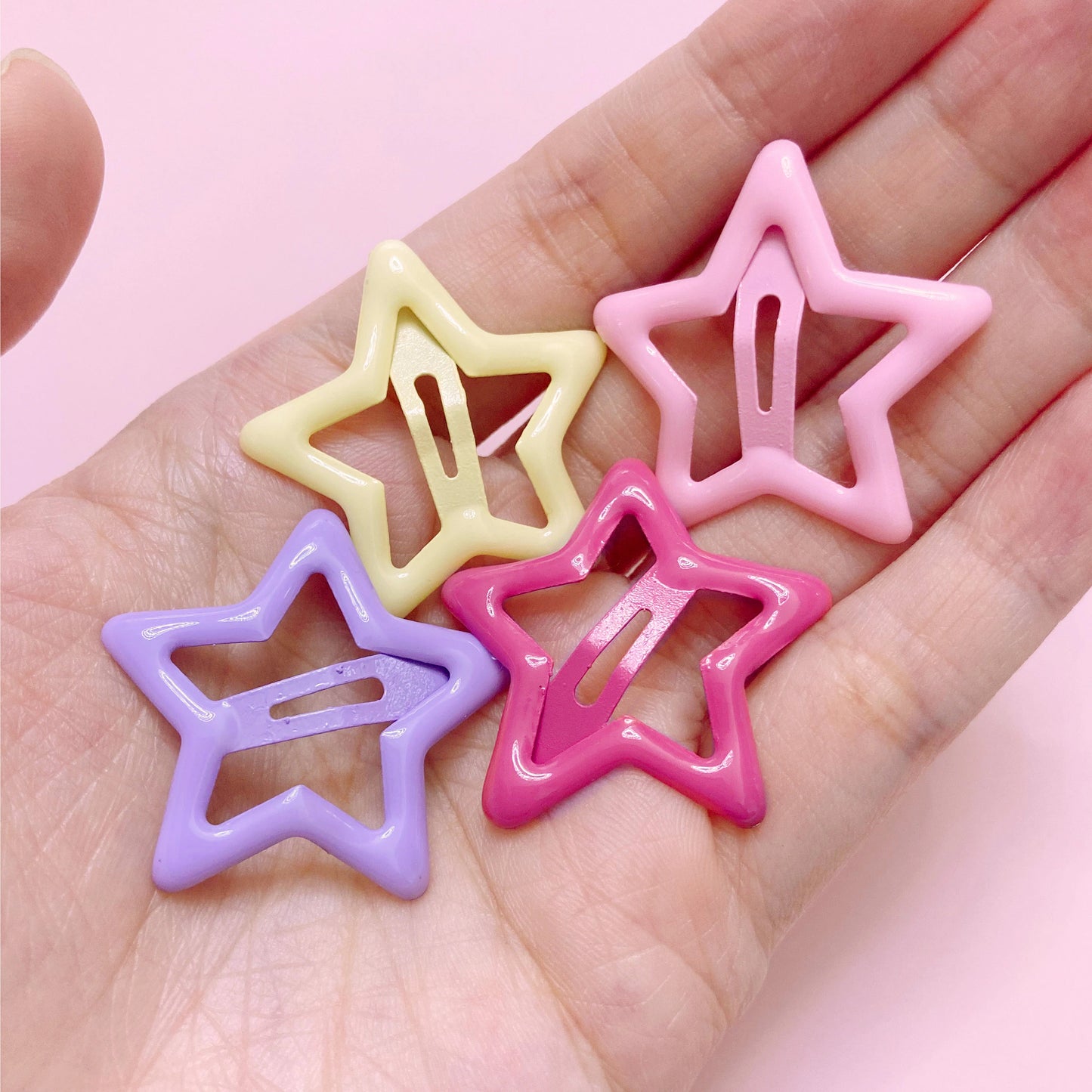 4Pcs Star Hair Clip
