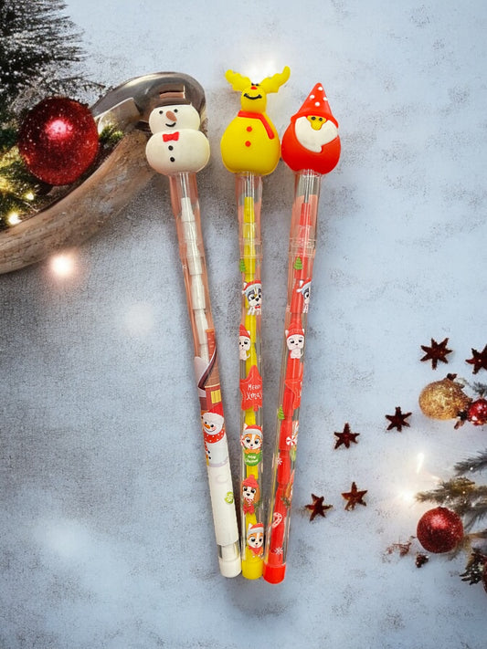 Cartoon Cute Christmas Mechanical Pencil for Student Christmas Gift School Stationery